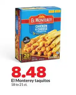Hy-Vee El Monterey taquitos offer