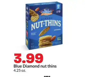 Hy-Vee Blue Diamond nut thins offer