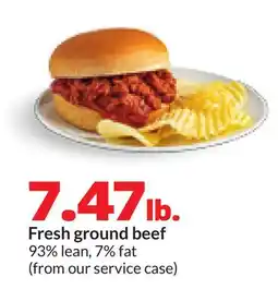 Hy-Vee Fresh ground beef offer
