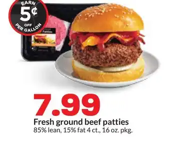 Hy-Vee Fresh ground beef patties offer