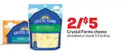 Hy-Vee Crystal Farms cheese offer