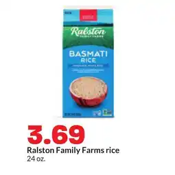 Hy-Vee Ralston Family Farms rice offer