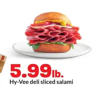 Hy-Vee Hy-Vee deli sliced salami offer