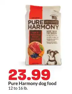 Hy-Vee Pure Harmony dog food offer