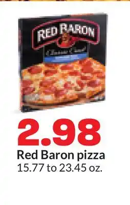Hy-Vee Red Baron pizza offer