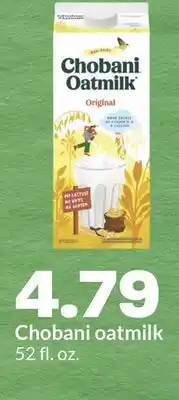 Hy-Vee Chobani oatmilk offer