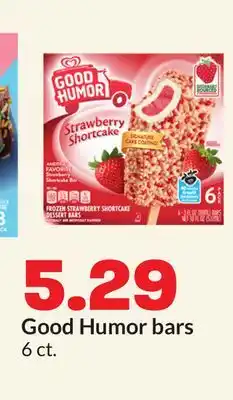 Hy-Vee Good Humor bars offer