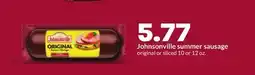 Hy-Vee Johnsonville summer sausage offer