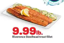Hy-Vee Riverence Steelhead trout fillet offer