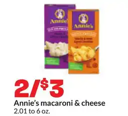 Hy-Vee Annie's macaroni & cheese offer