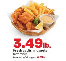 Hy-Vee Fresh catfish nuggets offer