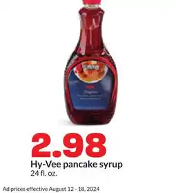 Hy-Vee Hy-Vee pancake syrup offer