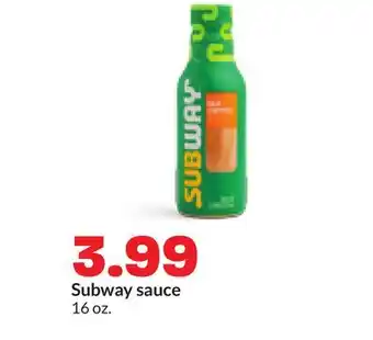 Hy-Vee Subway sauce offer