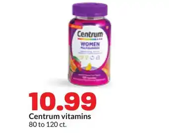 Hy-Vee Centrum vitamins offer