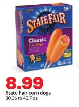 Hy-Vee State Fair corn dogs offer