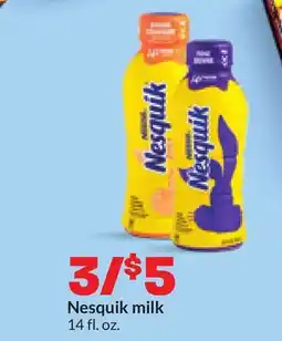Hy-Vee Nesquik milk offer