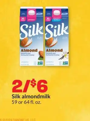 Hy-Vee Silk almondmilk offer