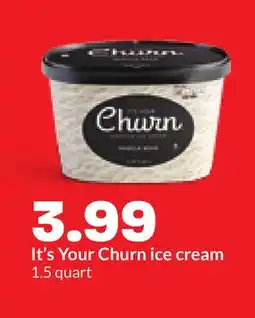 Hy-Vee It's Your Churn ice cream offer