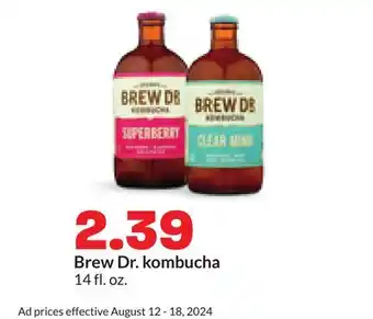 Hy-Vee Brew Dr. kombucha offer
