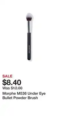 Ulta Beauty Morphe M536 Under Eye Bullet Powder Brush offer