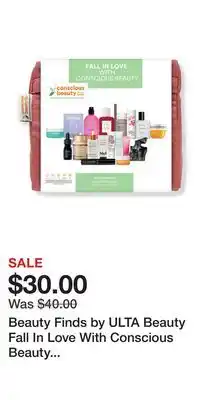 Ulta Beauty Beauty Finds by ULTA Beauty Fall In Love With Conscious Beauty Sampler Kit offer