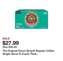 Office Depot The Original Donut Shop Regular Coffee Single-Serve K-Cup , Pack of 70 Pods offer