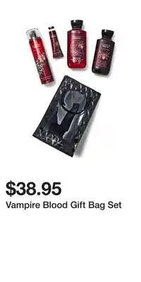 Bath & Body Works Vampire Blood Gift Bag Set offer