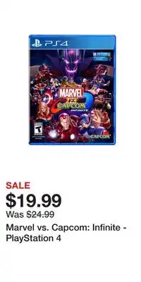 Game Stop Marvel vs. Capcom: Infinite - PlayStation 4 offer