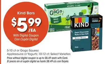 Ralphs Kind Bars offer