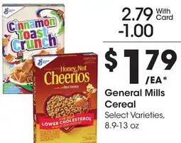 Ralphs General Mills Cereal offer