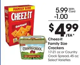 Ralphs Cheez-It Family Size Crackers offer