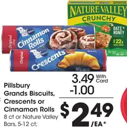 Ralphs Pillsbury Grands Biscuits, Crescents or Cinnamon Rolls offer