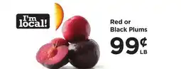 Food 4 Less Red or Black Plums offer
