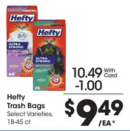 Ralphs Hefty Trash Bags offer