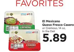 Food 4 Less El Mexicano Queso Fresco Casero offer