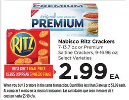 Food 4 Less Nabisco Ritz Crackers offer