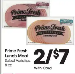 Ralphs Prime Fresh Lunch Meat offer