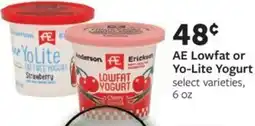Fareway AE Lowfat or Yo-Lite Yogurt offer