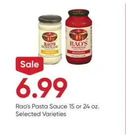 Stater Bros Rao's Pasta Sauce offer