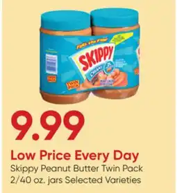 Stater Bros Skippy Peanut Butter Twin Pack offer