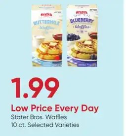 Stater Bros Stater Bros. Waffles offer