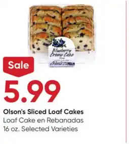Stater Bros Olson's Sliced Loaf Cakes offer