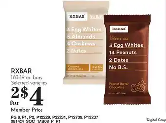 Pavilions RXBAR offer