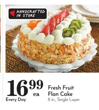 Pavilions Fresh Fruit Flan Cake offer