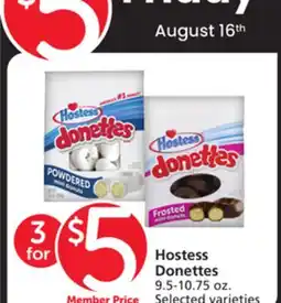 Vons Hostess Donettes offer