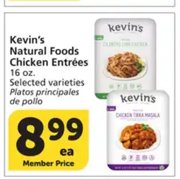 Vons Kevin's Natural Foods Chicken Entrées offer