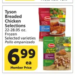Vons Tyson Breaded Chicken Selections offer