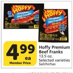Vons Hoffy Premium Beef Franks offer
