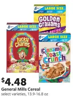 Fareway General Mills Cereal offer