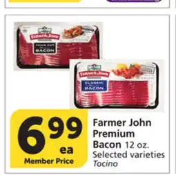 Albertsons Farmer John Premium Bacon offer